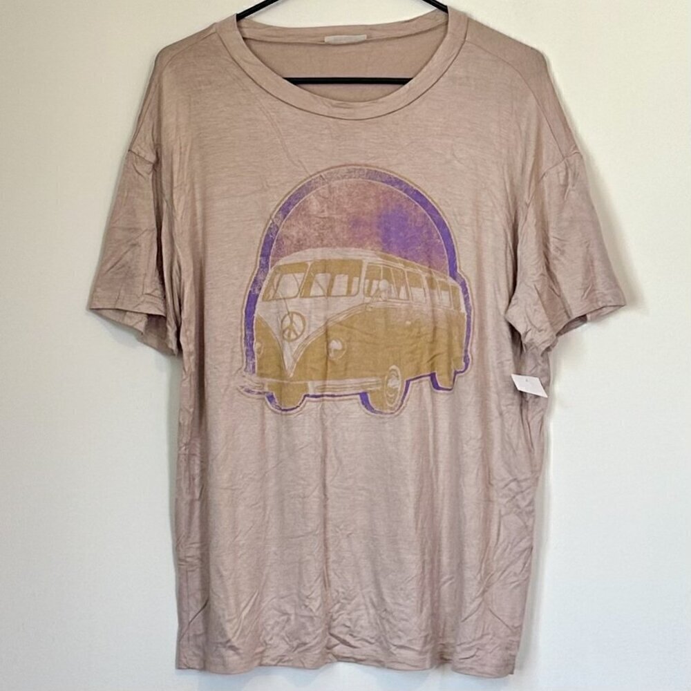 NWT Wst Cst Boxy Oversized Retro Volkswagen Bus Van Shirt - Medium